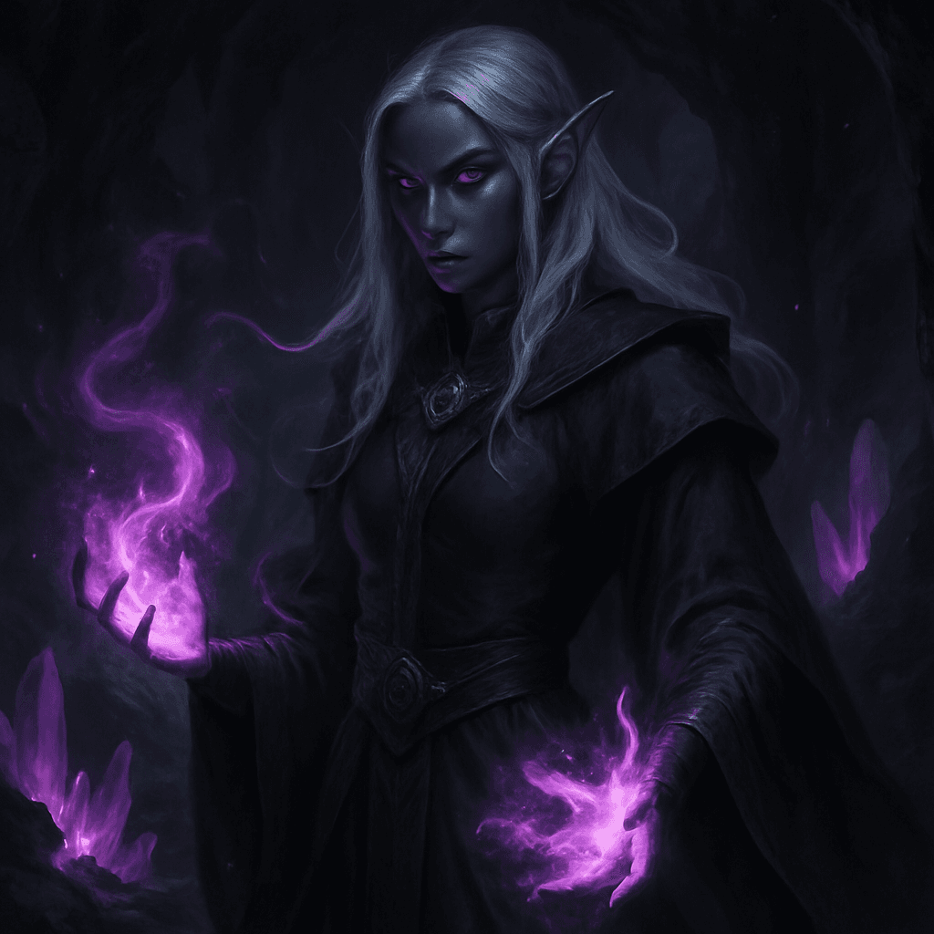 Dark Elf Mage Dark Elf Mage Character